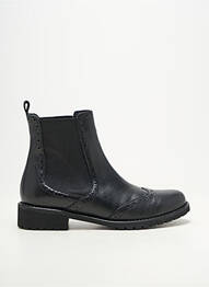 Bottines/boots bout rond talon plat jusqu'à 3cm noir ELUE PAR NOUS femme