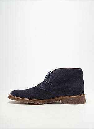Bottines/boots fermeture lacets bout rond bleu MEPHISTO homme