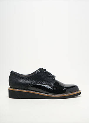 Derbies bout rond talon plat jusqu'à 3cm noir FUGITIVE BY FRANCESCO ROSSI femme