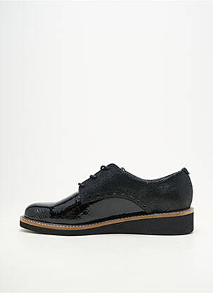 Derbies bout rond talon plat jusqu'à 3cm noir FUGITIVE BY FRANCESCO ROSSI femme