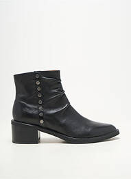 Bottines/boots matière lisse talon de 4 à 6cm noir MAM'ZELLE femme
