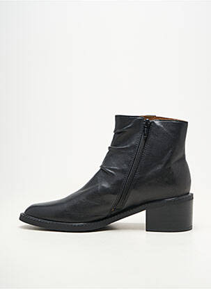 Bottines/boots matière lisse talon de 4 à 6cm noir MAM'ZELLE femme