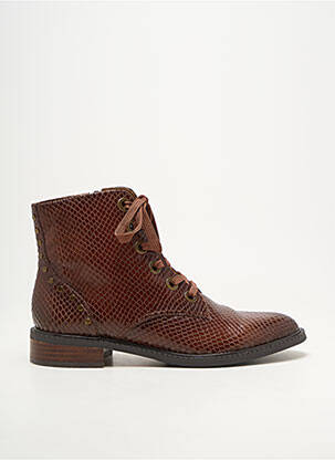 Bottines/boots talon bas talon plat jusqu'à 3cm marron MAM'ZELLE femme