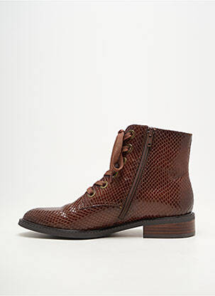 Bottines/boots talon bas talon plat jusqu'à 3cm marron MAM'ZELLE femme