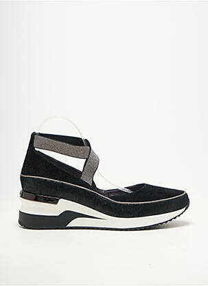 Baskets fermeture elastique talon de 4 à 6cm noir MAM'ZELLE femme