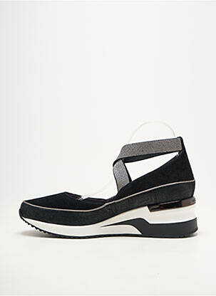 Baskets fermeture elastique talon de 4 à 6cm noir MAM'ZELLE femme