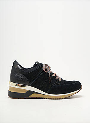 Baskets bout rond talon de 4 à 6cm noir MAM'ZELLE femme