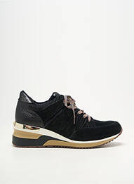 Baskets bout rond talon de 4 à 6cm noir MAM'ZELLE femme