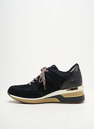 Baskets bout rond talon de 4 à 6cm noir MAM'ZELLE femme