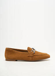 Mocassins bout rond talon plat jusqu'à 3cm marron ADIGE femme