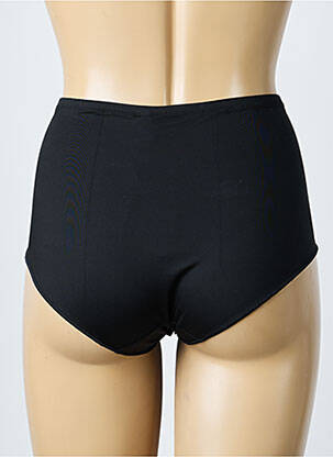 Culotte haute effet matière satinée noir RITRATTI femme
