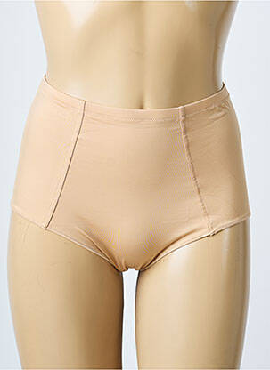 Culotte haute effet matière satinée chair RITRATTI femme