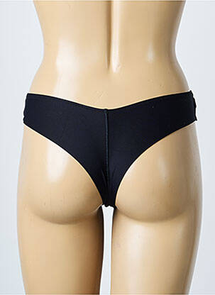 Tanga micro fibres noir RITRATTI femme