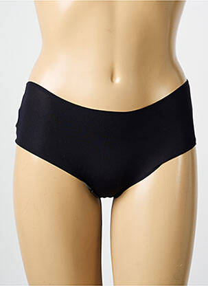 Shorty tissage satiné noir RITRATTI femme