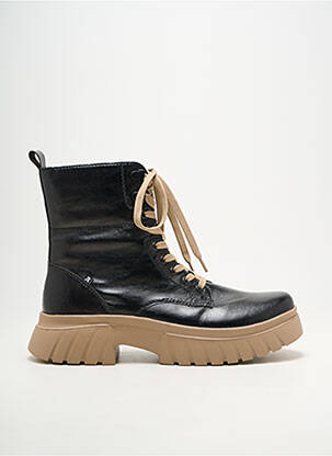 Bottines/boots matière lisse talon plat jusqu'à 3cm noir RIEKER femme