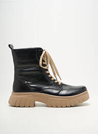 Bottines/boots matière lisse talon plat jusqu'à 3cm noir RIEKER femme