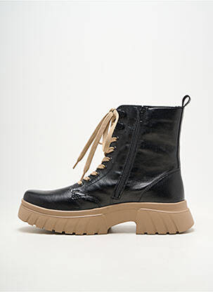 Bottines/boots matière lisse talon plat jusqu'à 3cm noir RIEKER femme