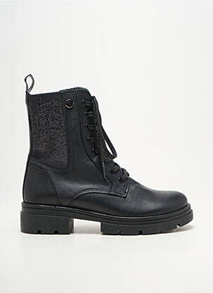 Bottines/boots matière lisse talon de 4 à 6cm noir PAULA URBAN femme
