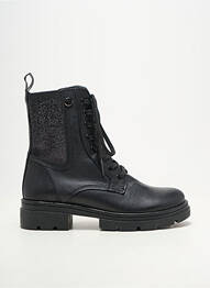 Bottines/boots matière lisse talon de 4 à 6cm noir PAULA URBAN femme