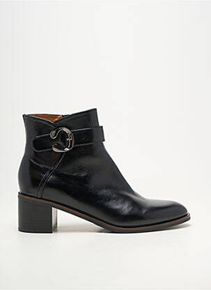 Bottines/boots matière lisse talon de 4 à 6cm marron fonce MAM'ZELLE femme