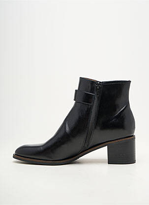 Bottines/boots matière lisse talon de 4 à 6cm marron fonce MAM'ZELLE femme