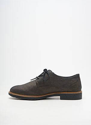 Derbies matière lisse talon plat jusqu'à 3cm marron TBS femme