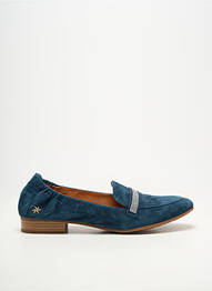 Mocassins bout rond talon plat jusqu'à 3cm bleu MAM'ZELLE femme