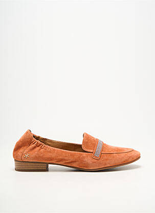 Espadrilles bout rond talon plat jusqu'à 3cm orange MAM'ZELLE femme