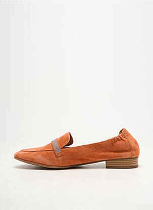 Espadrilles bout rond talon plat jusqu'à 3cm orange MAM'ZELLE femme