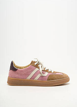 Baskets bout rond talon plat jusqu'à 3cm rose GANT femme