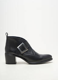 Bottines/boots matière lisse talon de 4 à 6cm noir DORKING femme