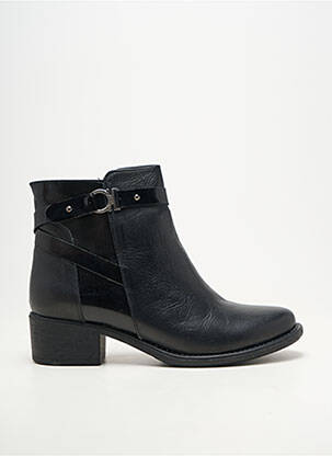 Bottines/boots matière lisse talon de 4 à 6cm noir PEDRO TORRES femme