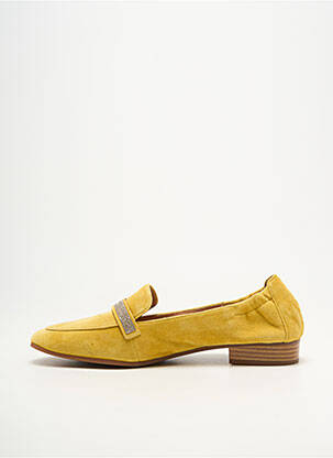 Mocassins bout rond talon plat jusqu'à 3cm jaune MAM'ZELLE femme