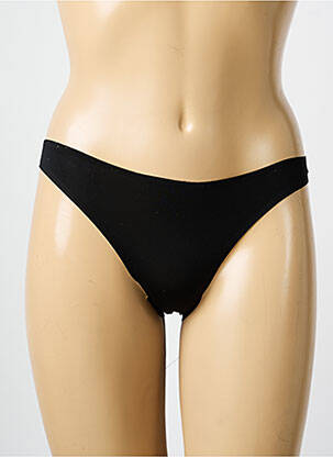 Culotte tissage satiné noir RITRATTI femme