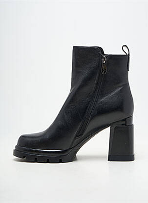Bottines/boots matière lisse talon de 7 à 9cm noir METAMORF'OSE femme