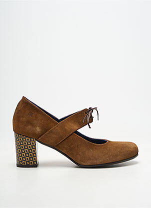 Escarpins talon de 7 à 9cm marron FLUCHOS femme