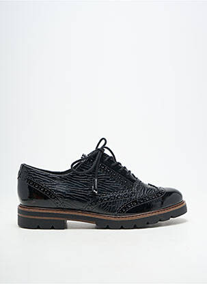 Derbies matière lisse talon plat jusqu'à 3cm noir MARCO TOZZI femme