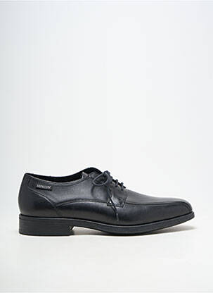 Derbies matière lisse talon bas noir MEPHISTO homme