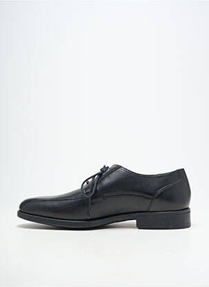 Derbies matière lisse talon bas noir MEPHISTO homme