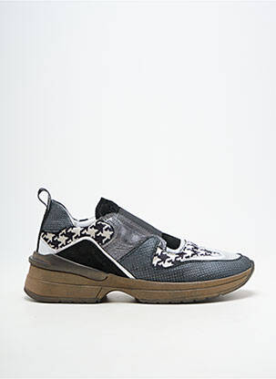 Baskets fermeture elastique talon de 4 à 6cm noir VADDIA femme
