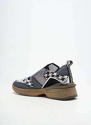 Baskets fermeture elastique talon de 4 à 6cm noir VADDIA femme