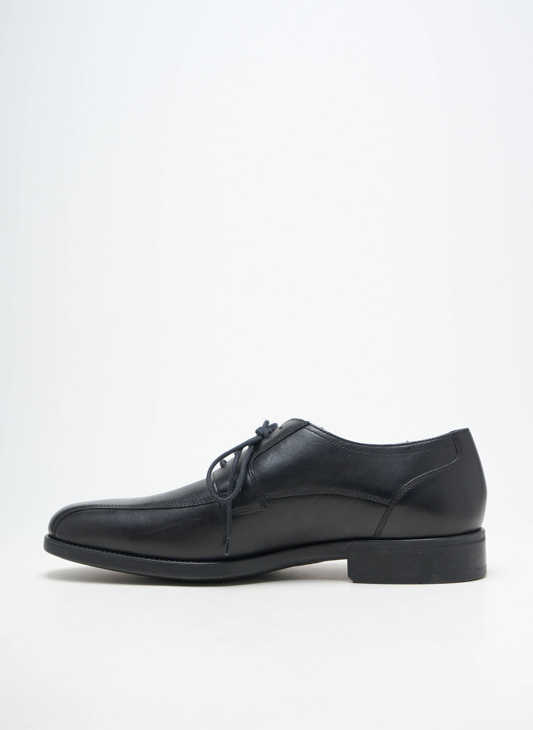 Derbies matière lisse talon bas noir MEPHISTO homme