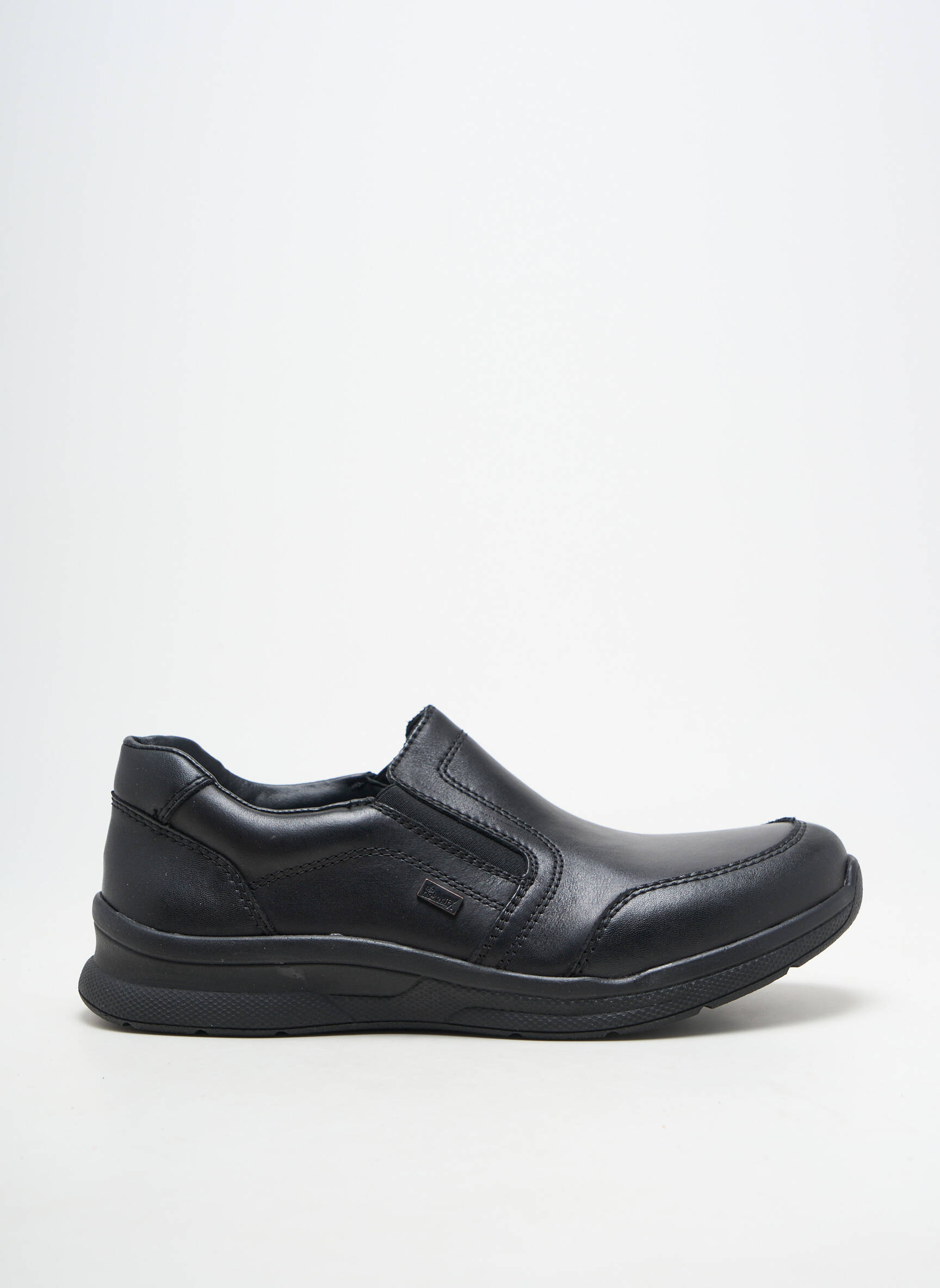 Slip ons bout rond bout rond noir RIEKER homme