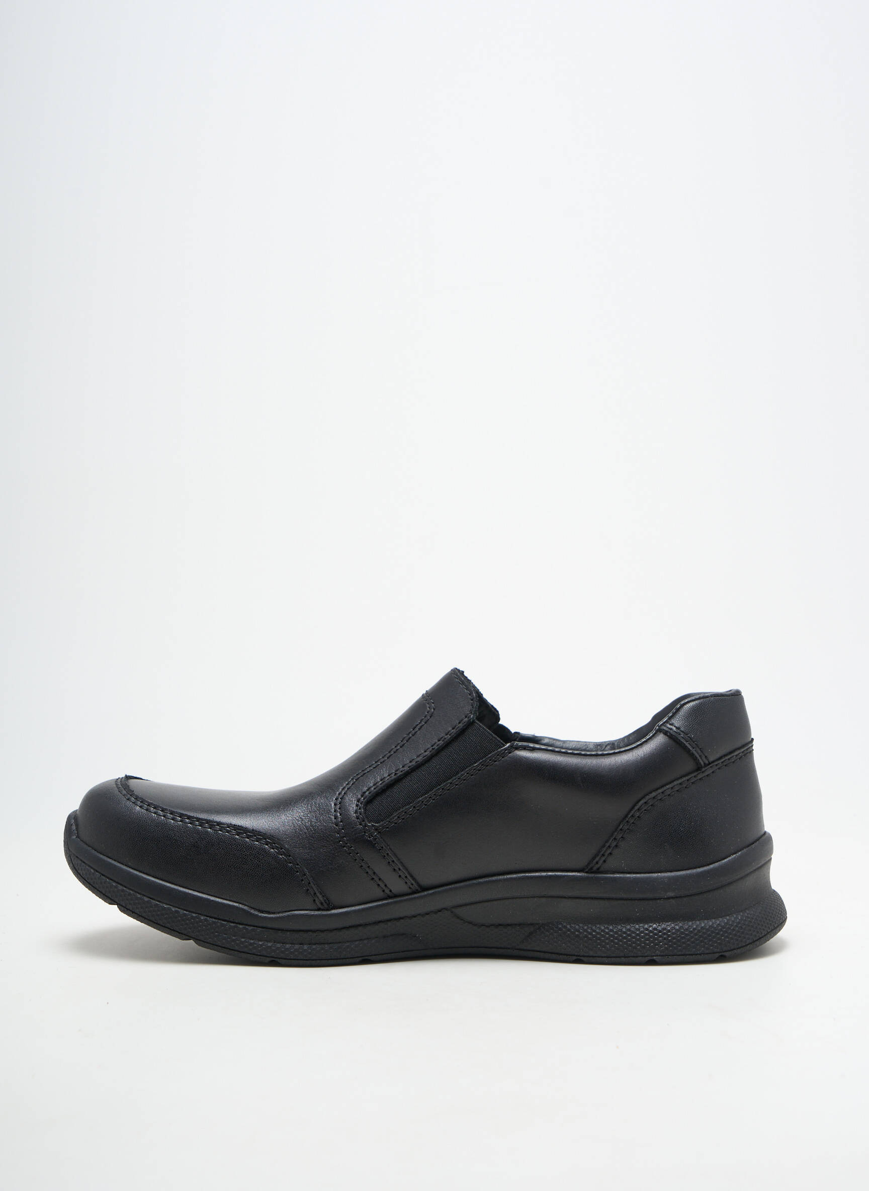 Slip ons bout rond bout rond noir RIEKER homme