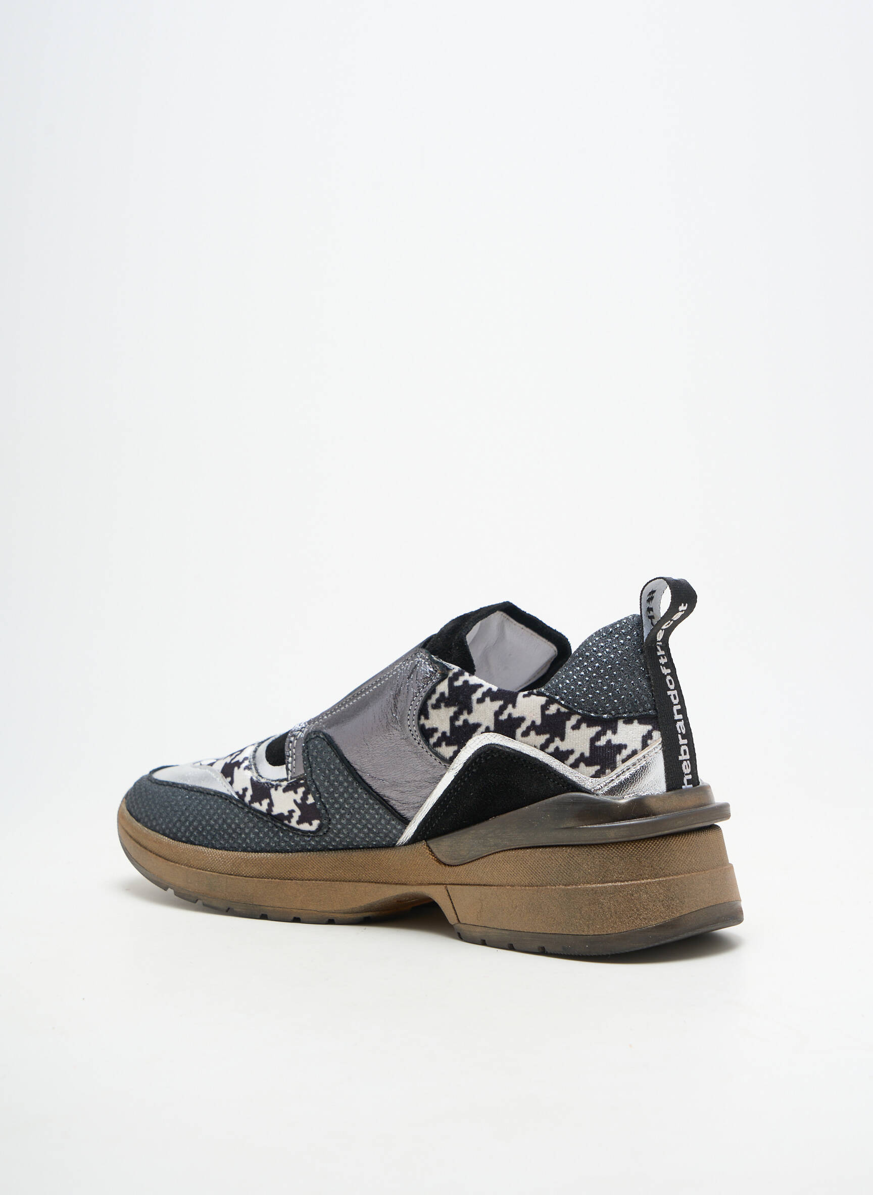 Baskets fermeture elastique talon de 4 à 6cm noir VADDIA femme