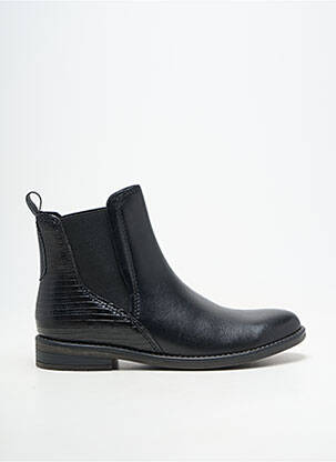 Bottines/boots matière lisse talon plat jusqu'à 3cm noir MARCO TOZZI femme