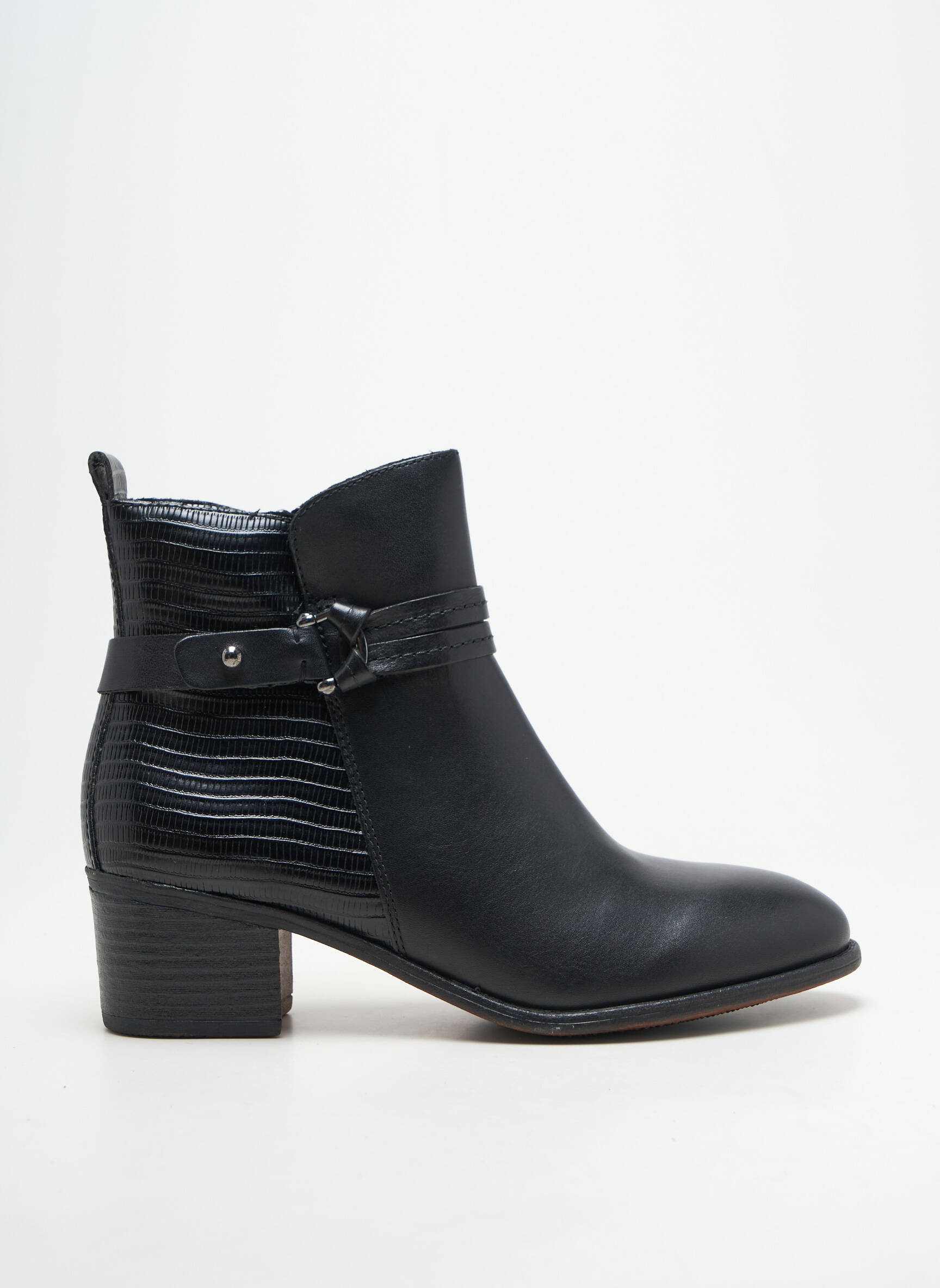 Bottines/boots matière lisse talon de 4 à 6cm noir MARCO TOZZI femme