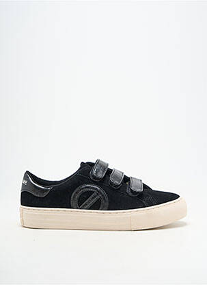 Baskets bout rond talon plat jusqu'à 3cm noir NO NAME femme