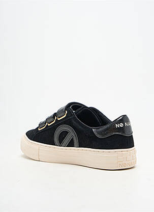 Baskets bout rond talon plat jusqu'à 3cm noir NO NAME femme
