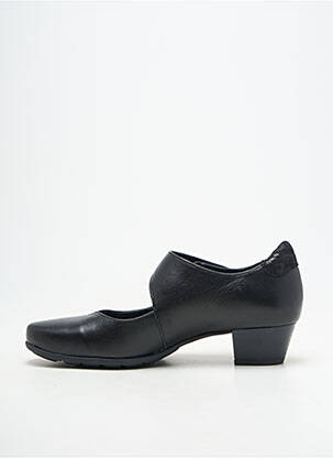 Escarpins matière lisse talon de 4 à 6cm noir ARTIKA SOFT femme